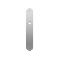 Flat backplate GPF1100.21L/R left-/right handed satin stainless steel