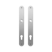 Flat backplate GPF1100.23 92PZ satin stainless steel