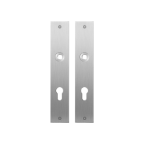 Flat backplate GPF1100.26 72PZ satin stainless steel