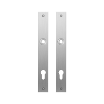 Flat backplate GPF1100.28 92PZ satin stainless steel