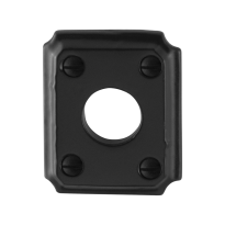 Rose GPF6100.02 59x48x6mm wrought iron black