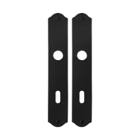 Backplate GPF6100.22 lock 72 wrought iron black