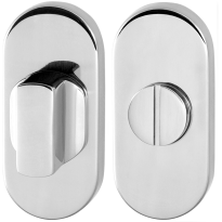 Turn and Release set GPF0911.44 70x32mm spindle 5mm polished stainless steel large knob