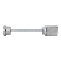 Turn and Release set GPF1105.09 spindle 5mm satin stainless steel normal knob
