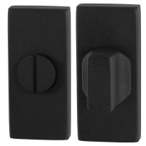 Turn and Release set GPF8910.01 70x32mm spindle 8mm black large knob