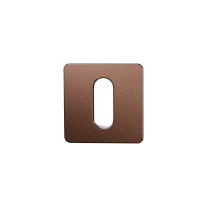 GPF1142.A2 keyhole escutcheon 28x28x1,5mm Bronze Blend