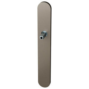 GPF1170.A3.411 long backplate XL rounded lock 72 Mocca blend with welded knob fastener