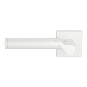 GPF3025.62-02L white Horo door handle on rose 50x8mm