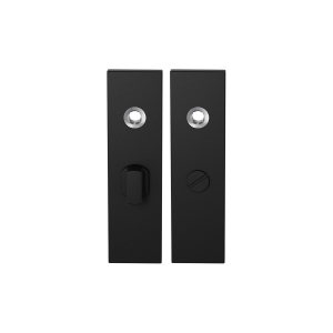 Short backplate GPF8100.15 bathroom 55/8 big knob black