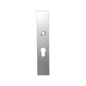 Long backplate GPF1100.25L 55PZ left handed satin stainless steel