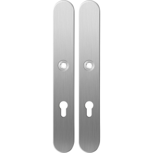 Long backplate XL GPF1100.70 72PZ satin stainless steel