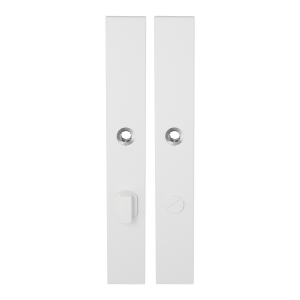 Long backplate XL GPF8100.85 bathroom 72/8 big knob white