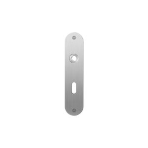 Flat backplate GPF1100.12L/R lock 56 left-/right handed satin stainless steel