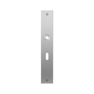 Flat backplate GPF1100.27L/R lock 56 left-/right handed satin stainless steel