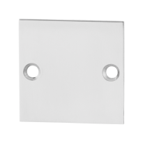 Blind rose GPF0900.48 50x50x2mm polished stainless steel