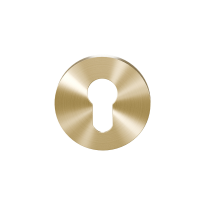 Cylinder rose GPF0902VRP4 53x6mm PVD satin brass