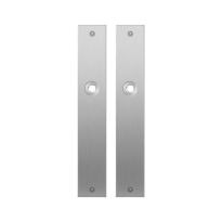 Flat backplate GPF1100.27 blind satin stainless steel