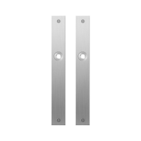 Flat backplate GPF1100.28 blind satin stainless steel
