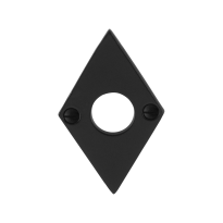 Rose GPF6100.07 83x52x4mm wrought iron black