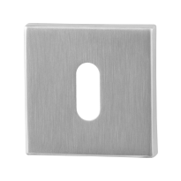 Keyhole escutcheon GPF0901.02 50x50x8mm satin stainless steel