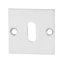 Keyhole escutcheon GPF0901.48 50x50x2mm polished stainless steel