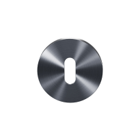 Keyhole Escutcheon GPF0901VRP1 53x6,5mm PVD Antracite