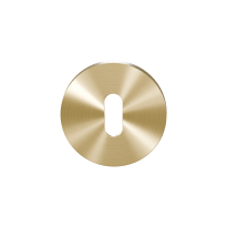 Keyhole escutcheon GPF0901VRP4 53x6,5mm PVD satin brass