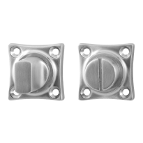 Turn and Release set GPF0904.09 38x38x5mm spindle 5mm satin stainless steel