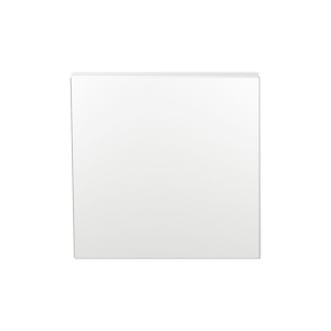 Blind rose GPF199E 53x53x6,5 mm White Uniform
