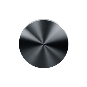 Blind rose GPF199E 53x6mm PVD Anthracite