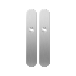 Long backplate GPF1100.20 blind satin stainless steel