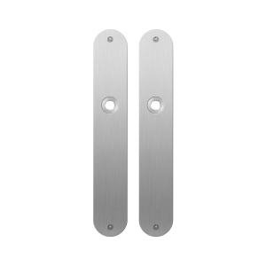 Flat backplate GPF1100.22 blind satin stainless steel