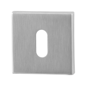 Keyhole escutcheon GPF0901.02 50x50x8mm satin stainless steel
