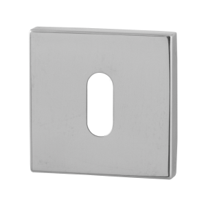 Keyhole escutcheon GPF0901.42 50x50x8mm polished stainless steel