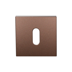 Keyhole escutcheon GPF199E 53x53x6,5mm Bronze blend 