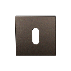 Keyhole escutcheon GPF199E 53x53x6,5mm Dark blend 