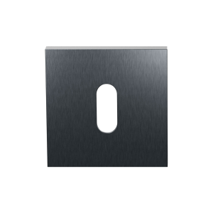 Keyhole escutcheon GPF199E 53x53x6,5mm PVD Anthracite