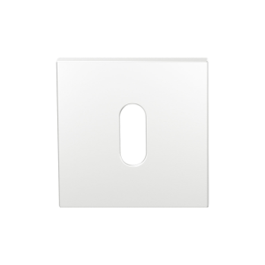 Keyhole escutcheon GPF199E 53x53x6,5mm White Uniform