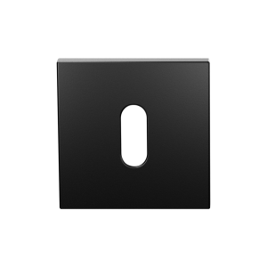 Keyhole escutcheon GPF199E 53x53x6,5mm black Uniform