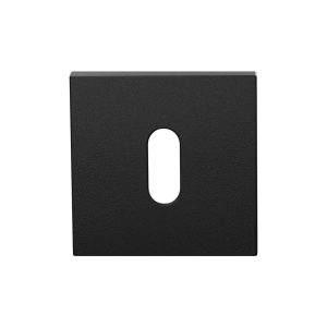 Keyhole escutcheon GPF199E 53x53x6,5mm black