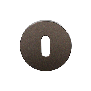 Keyhole escutcheon GPF199E 53x6,5mm Dark blend 