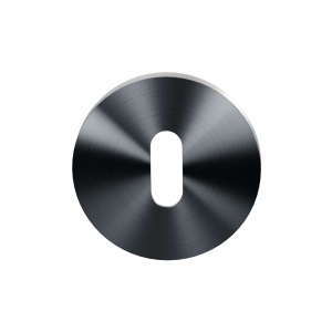 Keyhole escutcheon GPF199E 53x6,5mm PVD Anthracite