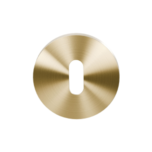 Keyhole escutcheon GPF199E 53x6,5mm PVD Satin Brass