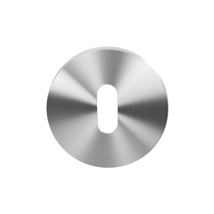 Keyhole escutcheon GPF199E 53x6,5mm satin stainless steel