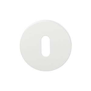 Keyhole escutcheon GPF199E 53x6,5mm White