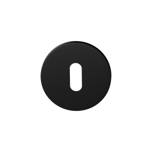 Keyhole escutcheon GPF6901VZ 53x6,5mm plain black