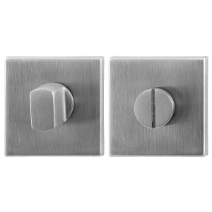Turn and Release set GPF0904.02 50x50x8mm spindle 5mm satin stainless steel