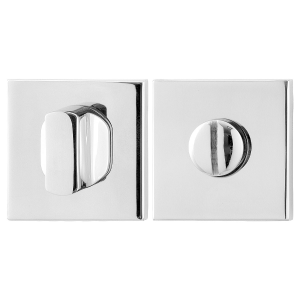 Turn and Release set GPF0911.42 50x50x8mm spindle 5mm polished stainless steel large knob