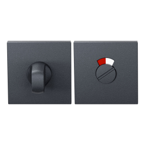 Turn and Release set GPF199E 53x53x6,5 mm spindle 8mm Anthracite