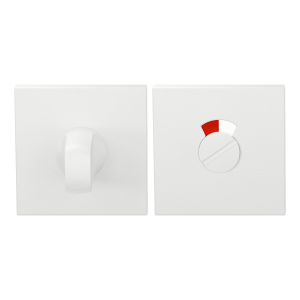 Turn and Release set GPF199E 53x53x6,5 mm spindle 8mm White